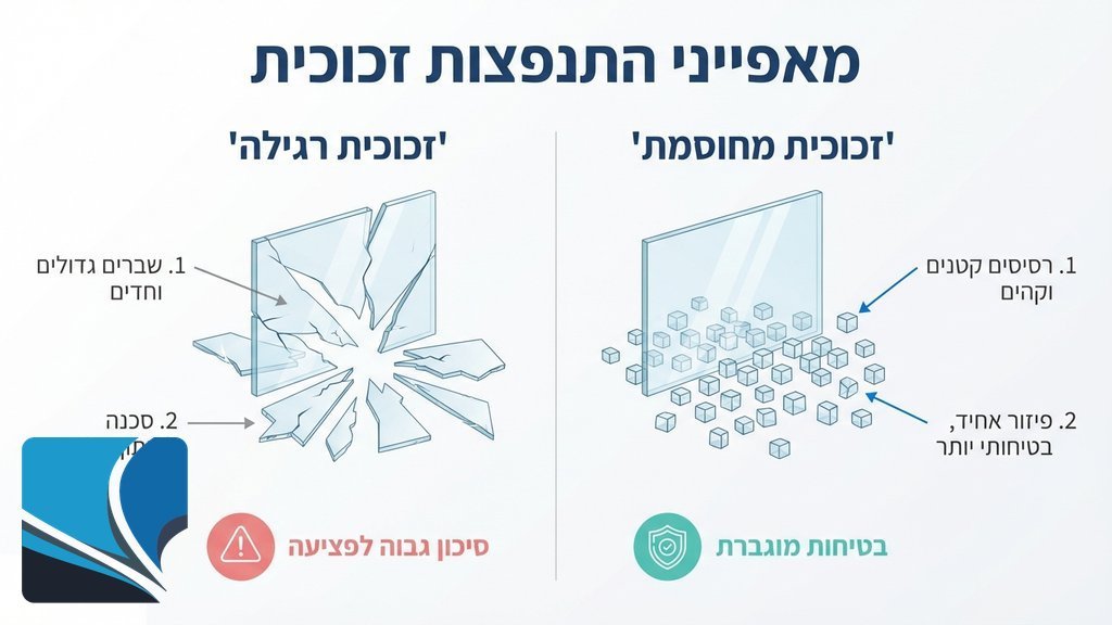 זכוכית מחוסמת איכותית של מקלחון המציגה עמידות וגימור מלוטש